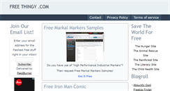 Desktop Screenshot of freethingy.com